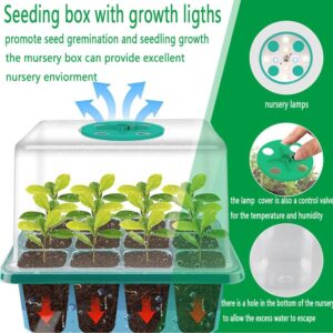 Full Spectrum Hydroponic Seed Starter Tray Kit