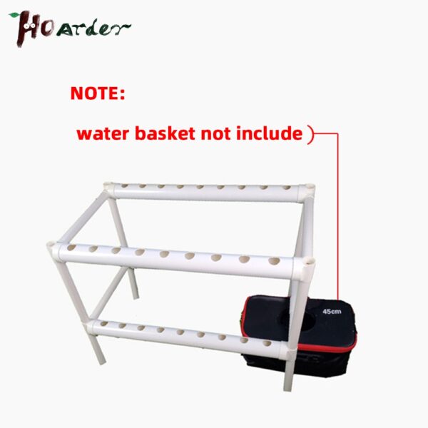 2 layers horizontal hydroponic grow kit