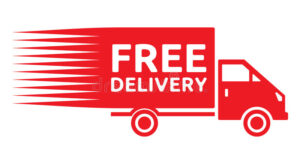 free shipping policy logo