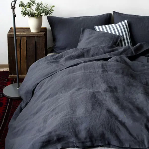 100% Natural French Washed Linen Duvet Cover and Pillowcases