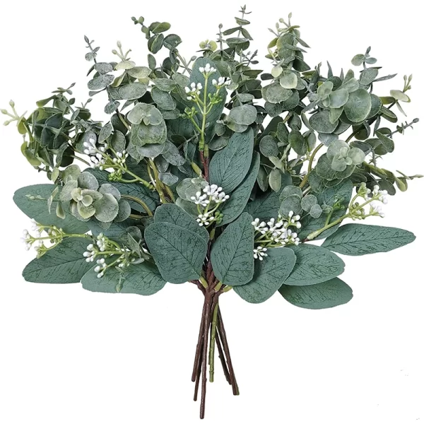 Artificial Eucalyptus Leaves for Decoration 10/15pcs