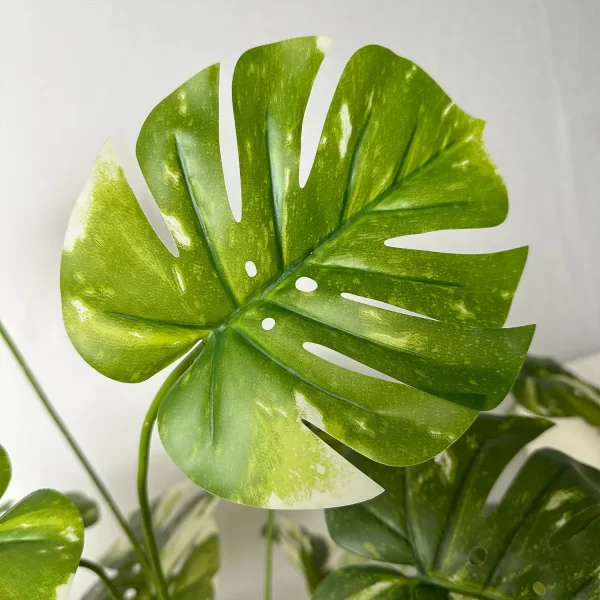 65/100cm Artificial Monstera Plant Plastic Leaf