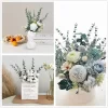 Artificial Eucalyptus Leaves for Decoration 10/15pcs