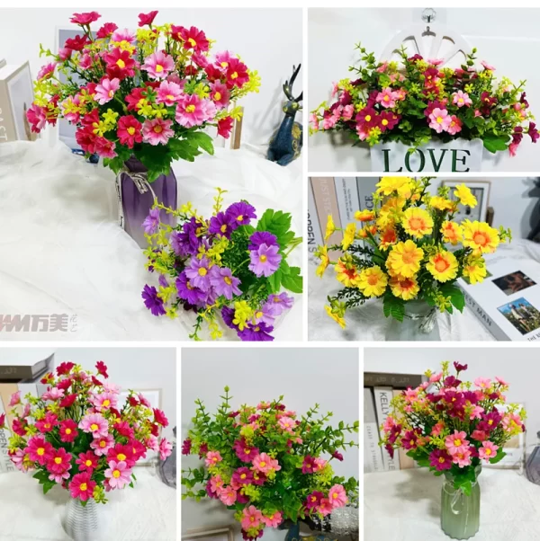 UV-Resistant Artificial Flowers for Indoor/Outdoor