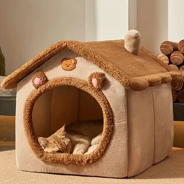 Foldable Removable Washable Cat/Puppy Bed House