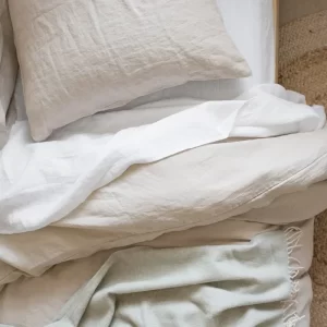 100% Pure Linen Throw Pillowcase