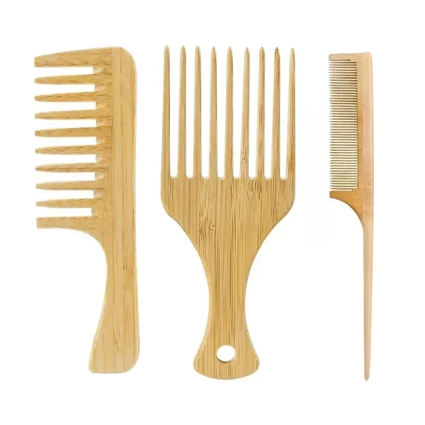 Natural Bamboo Wooden Hair Comb