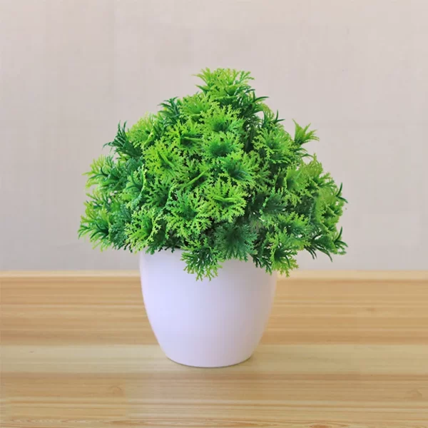 Potted Ornament Green Artificial Plants