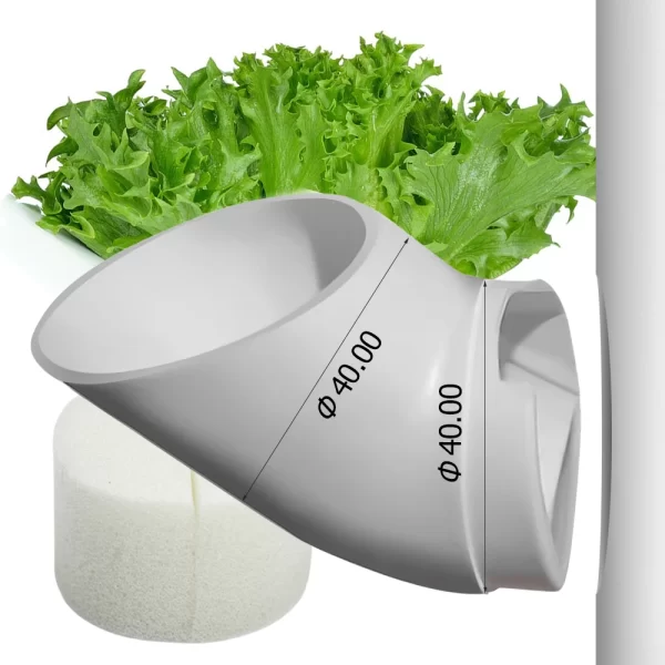 2-20Pcs Soilless Hydroponic Nursery Cup with Grow Sponge