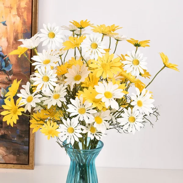 Artificial Daisy Flower Bouquet for Home/Garden/Office