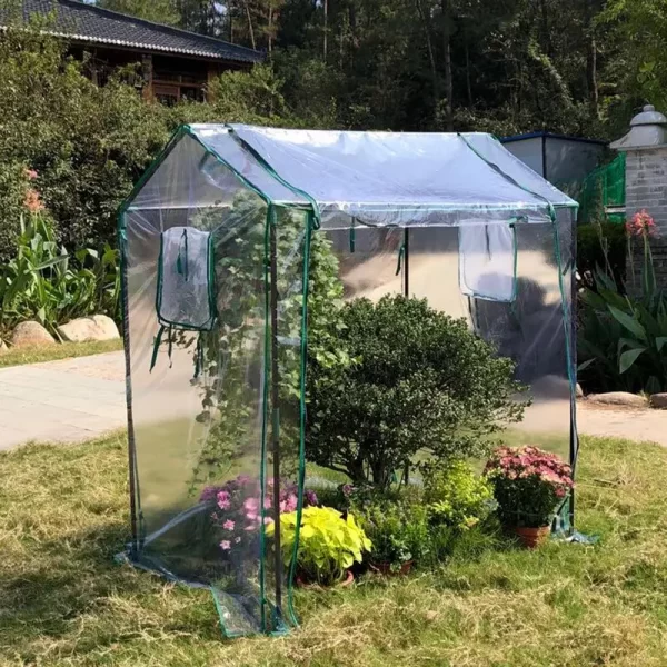 Portable Plant Grow Tent with Rolling Zipper Door