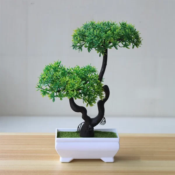 Potted Ornament Green Artificial Plants