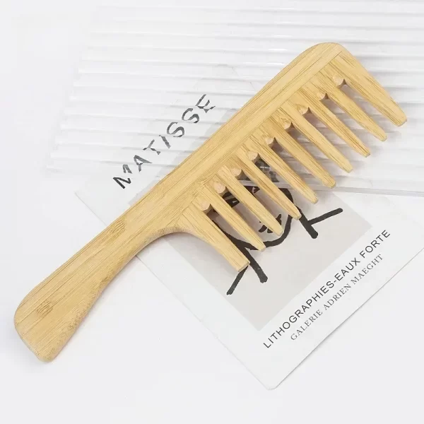 Natural Bamboo Wooden Hair Comb