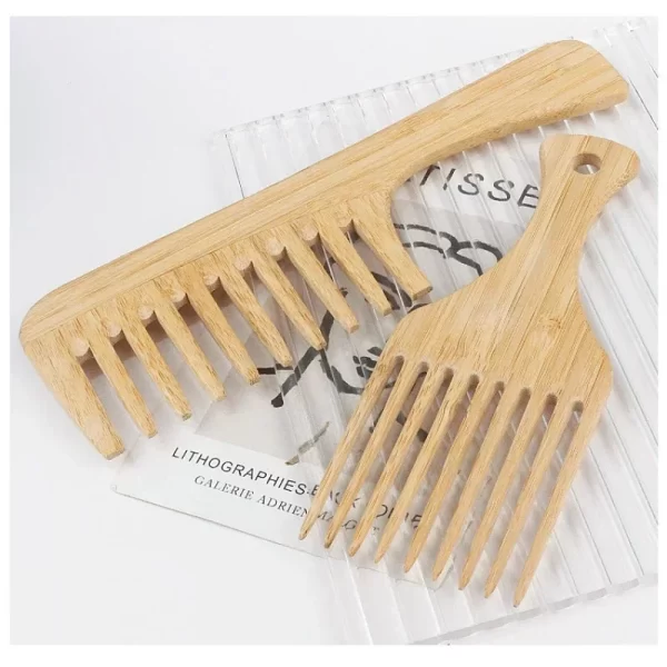 Natural Bamboo Wooden Hair Comb