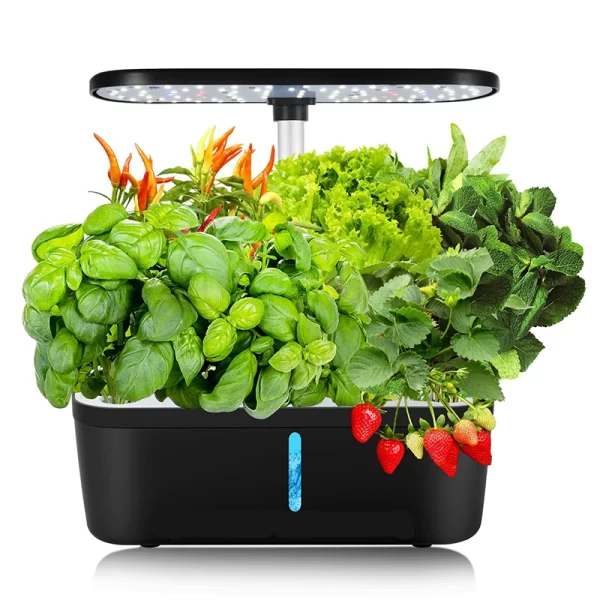 6 Sites Indoor Hydroponic System Herb Planting Kit