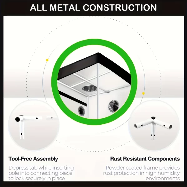 High-Reflective Mylar Grow Tent with Multi-Chamber