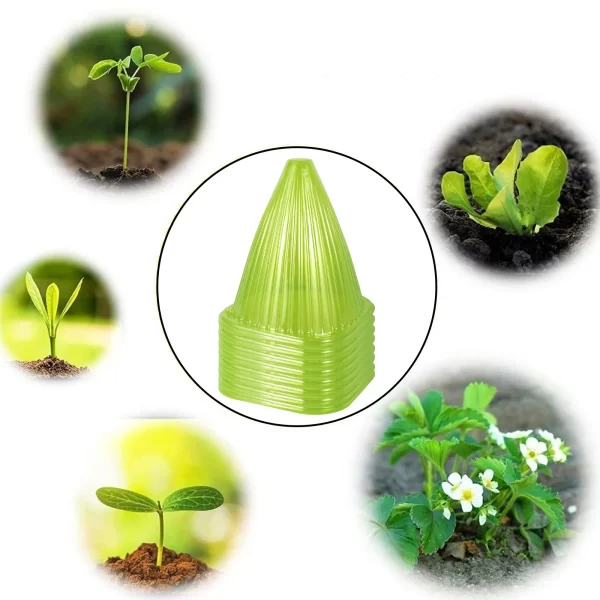 8-Pcs Nursery Protective Seedling Greenhouse Cover