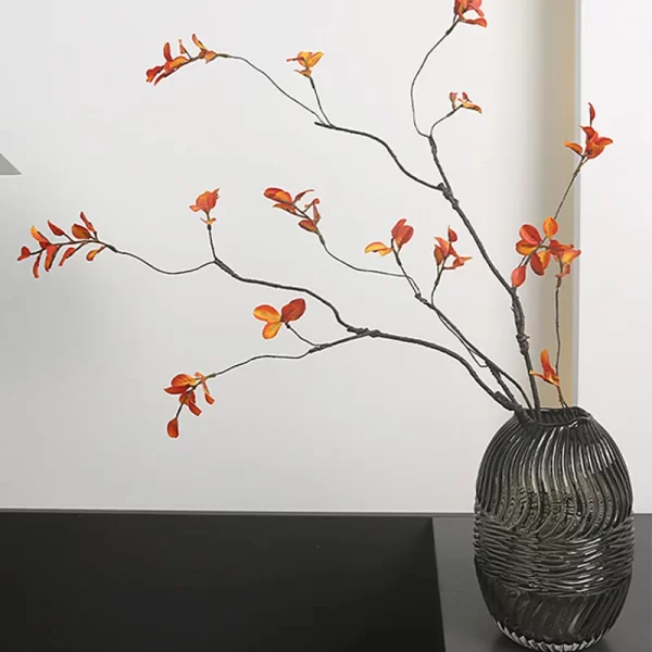 Artificial Maple Leaf Branch for Home/Office Decor