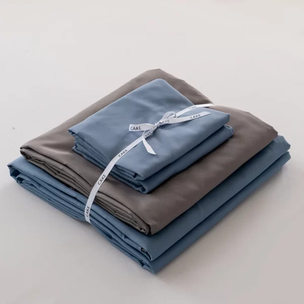 Washed Cotton Four-Piece Bed Sheet Set