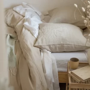 100% Pure Linen Throw Pillowcase