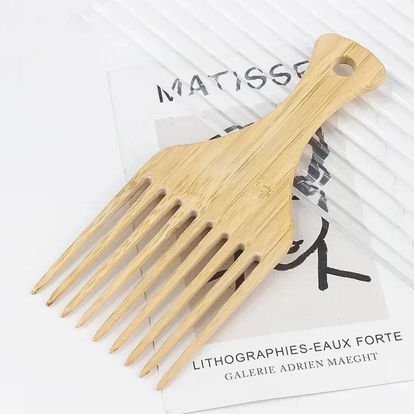 Natural Bamboo Wooden Hair Comb