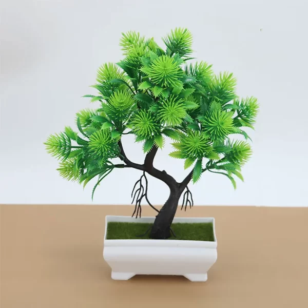 Potted Ornament Green Artificial Plants