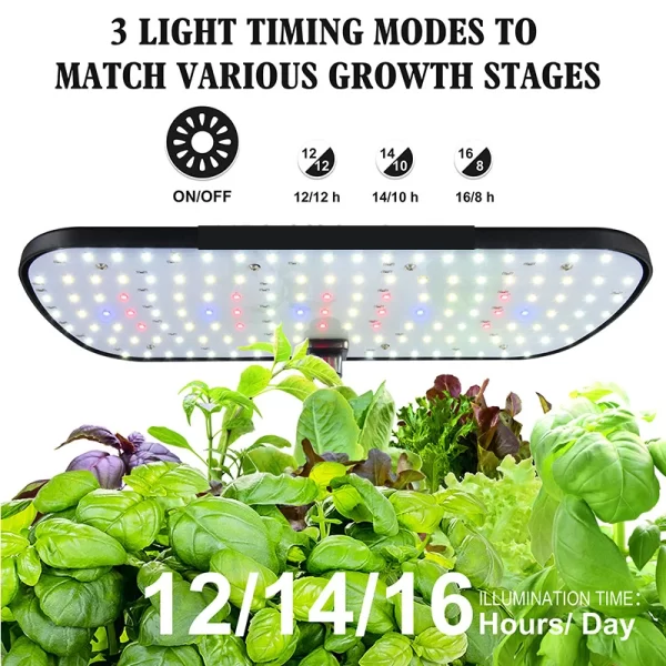 6 Sites Indoor Hydroponic System Herb Planting Kit