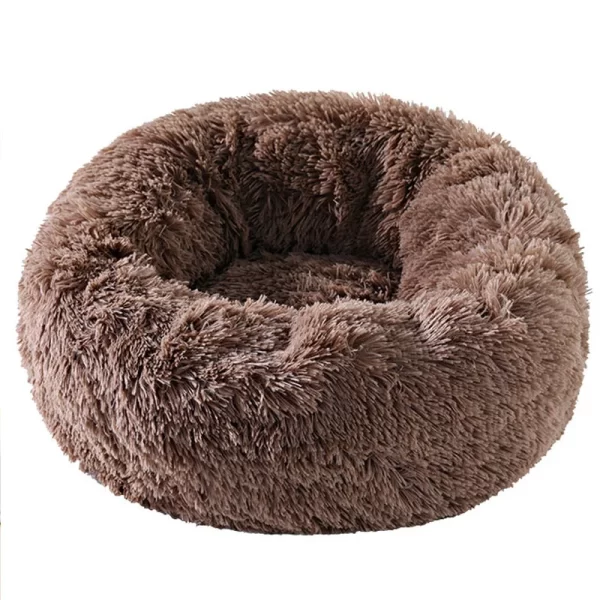 Detachable and Washable Round Plush Cat/Dog Pet Bed