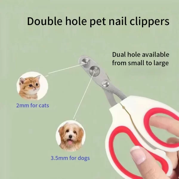 Professional Stainless Steel Cat/Dog Nail Clippers - Image 2