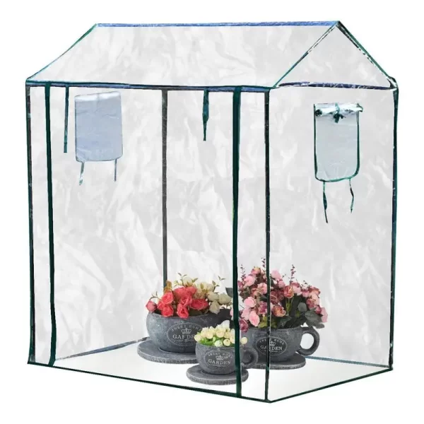 Portable Plant Grow Tent with Rolling Zipper Door