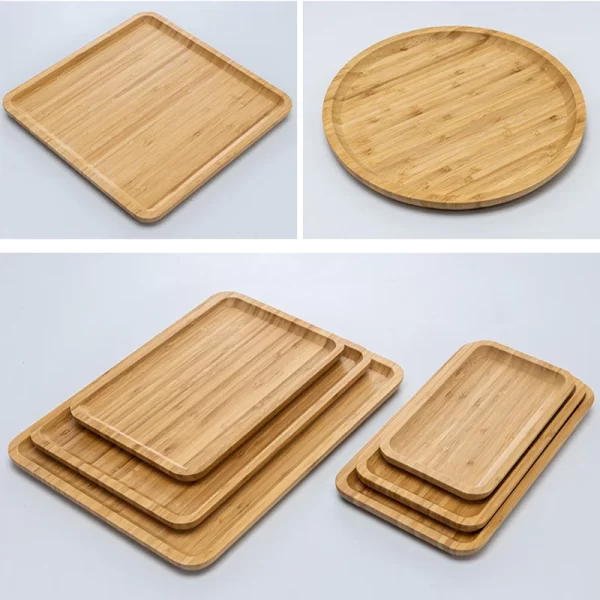 Simple Japanese Bamboo Serving Tray