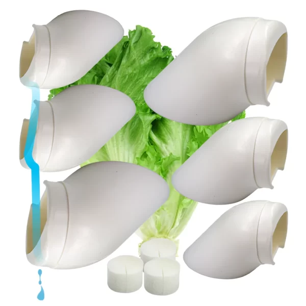 2-20Pcs Soilless Hydroponic Nursery Cup with Grow Sponge