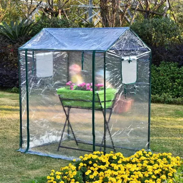 Portable Plant Grow Tent with Rolling Zipper Door