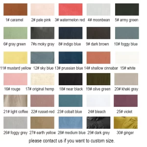 Natural Modern Simple Style Pure Linen Elastic Fitted Sheet