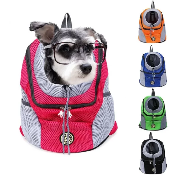 Portable Foldable Pet Travel Carrier Mesh Backpack