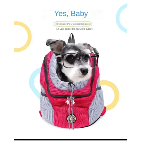 Portable Foldable Pet Travel Carrier Mesh Backpack