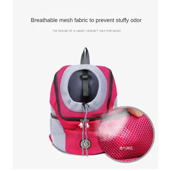 Portable Foldable Pet Travel Carrier Mesh Backpack