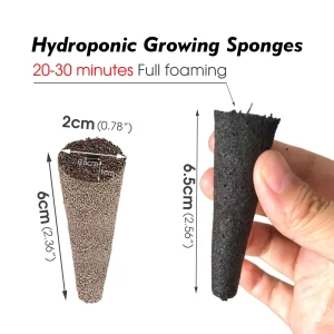 6×2 cm Hydroponic Grow Sponge for Seed Pods