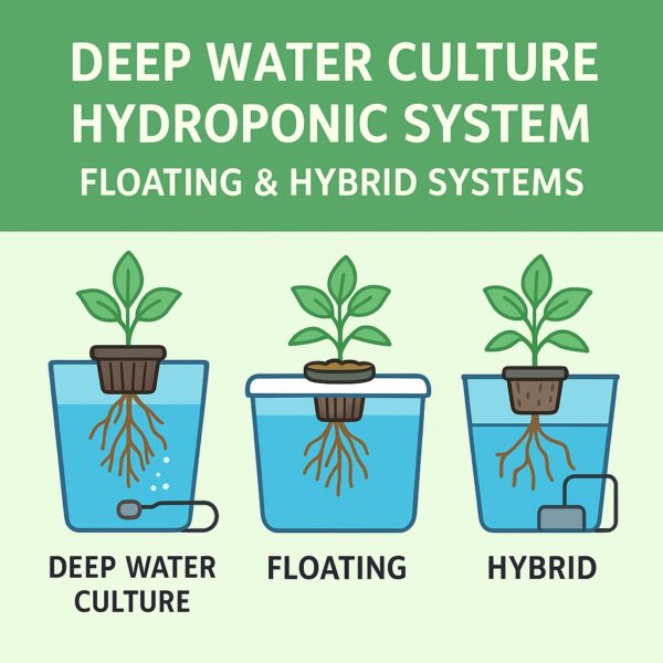 Deep Water Culture Hydroponic Systems (DWC): - Laa Dee Daa
