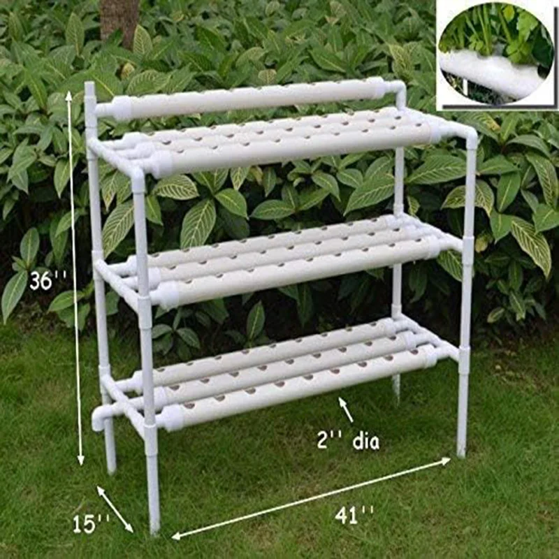 Hydroponic Site Grow Kit with Nest Basket Water Pump and Sponge