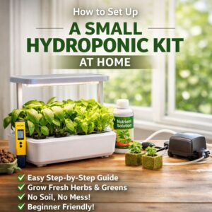 How to Set Up a Small Hydroponic Kit at Home