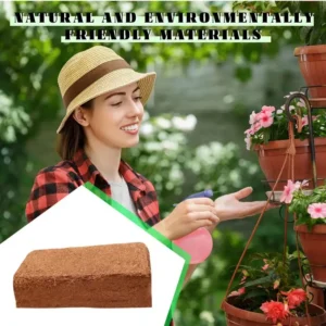 Organic Compressed Coconut Coir Brick