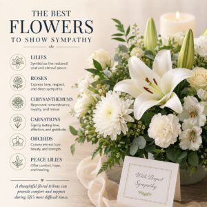 Bass Coast Florist Best Flowers to Show Sympathy