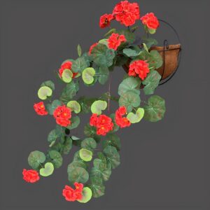 Artificial Hanging Geranium Vine