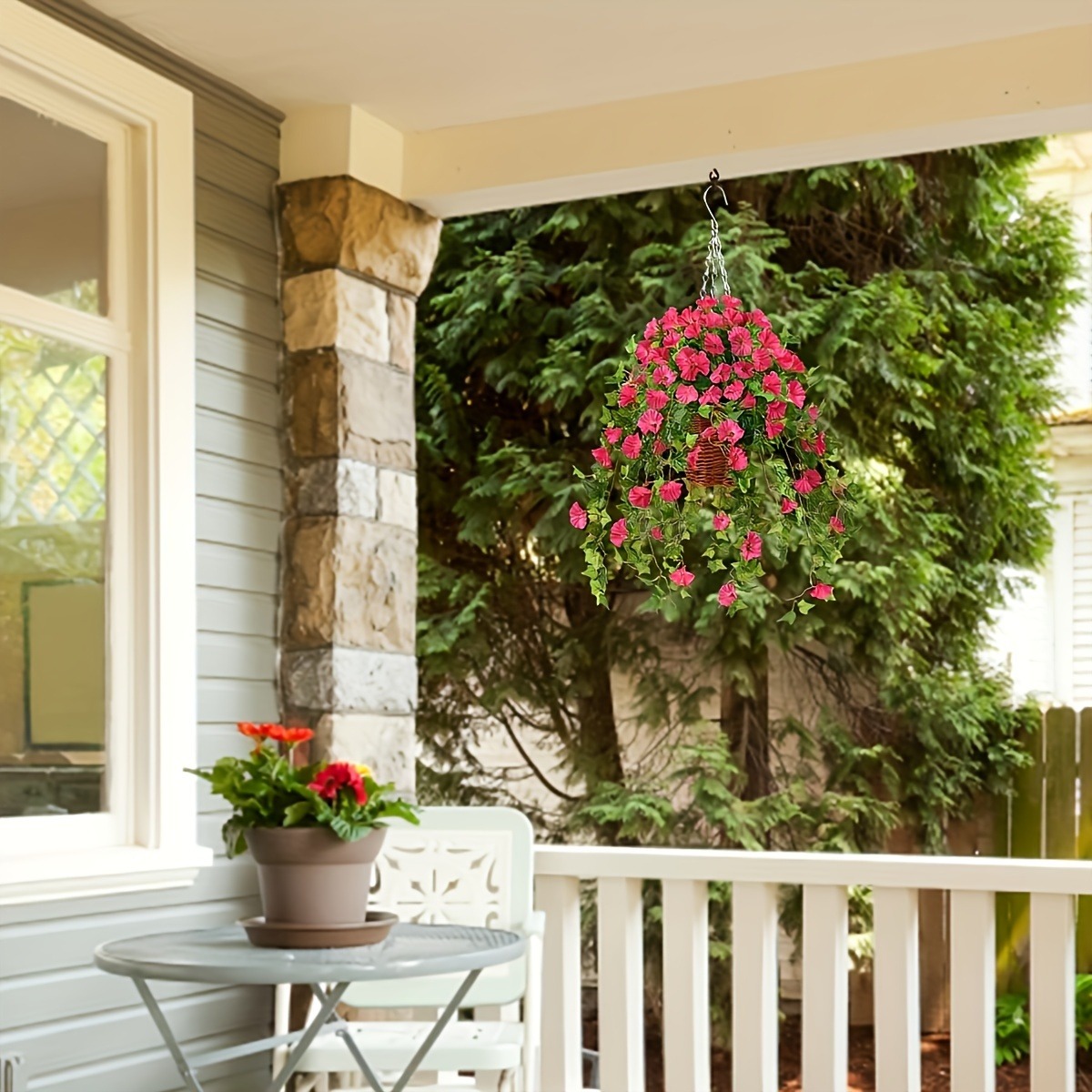 Artificial Hanging Petunias Flower for Outdoor/Indoor