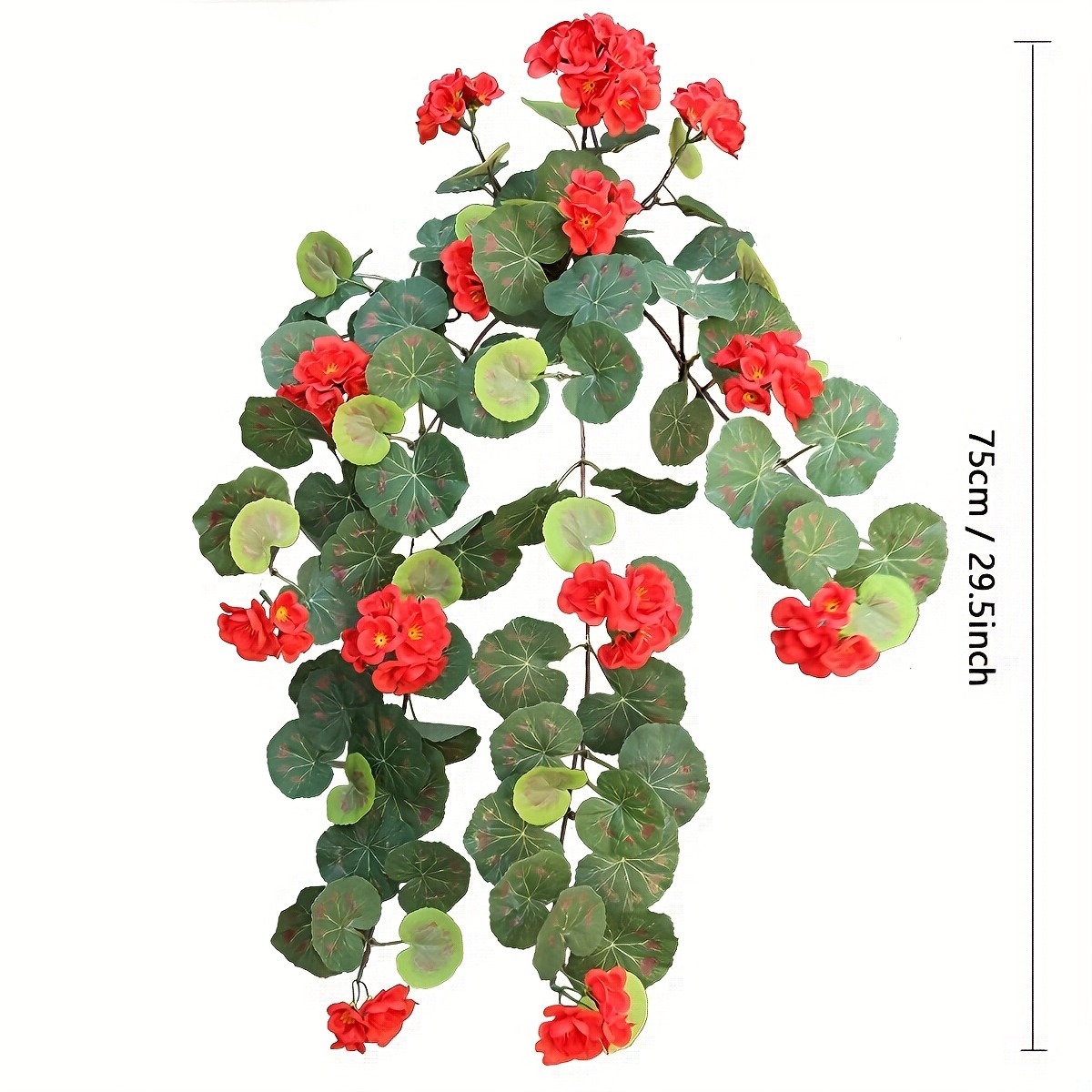 Artificial Hanging Geranium Vine