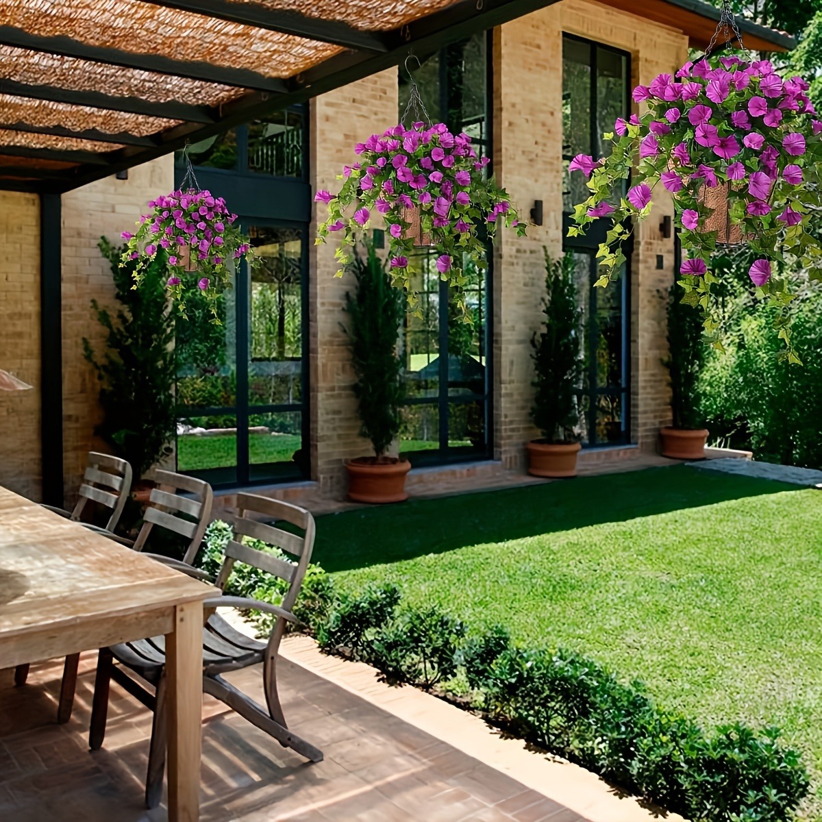 Artificial Hanging Petunias Flower for Outdoor/Indoor