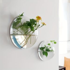 2pc Dual-purpose Wall-mounted Fish Tank and Flower Pot