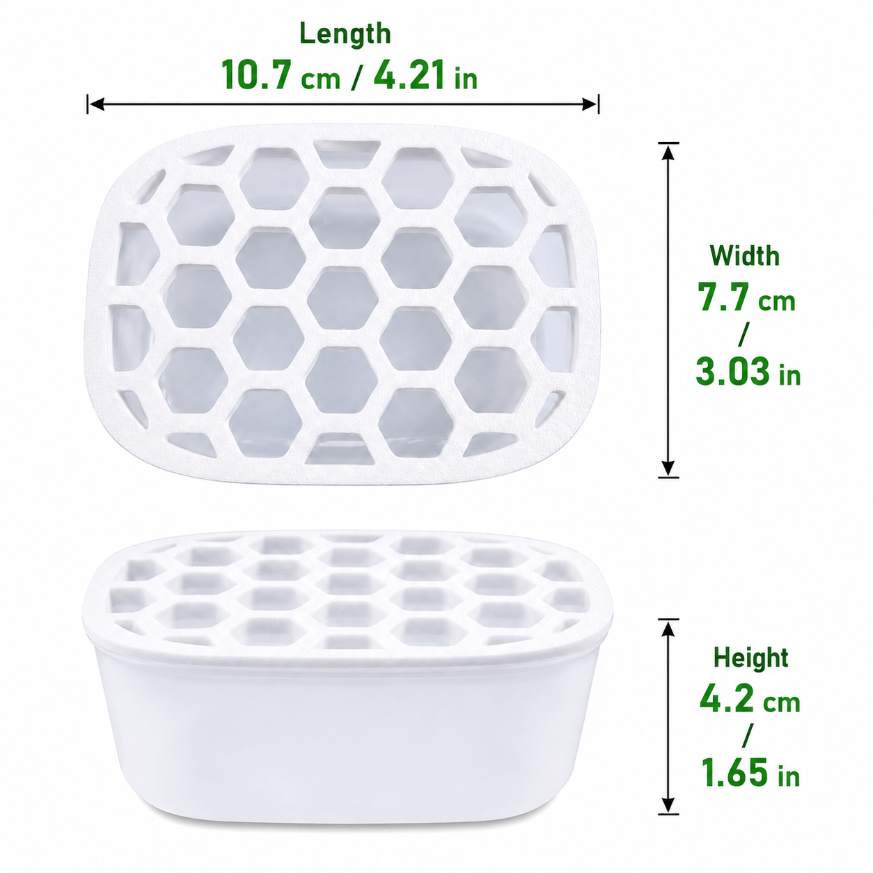 Hydroponic Scallion Planter Box with Multi-Hole Holder Lid